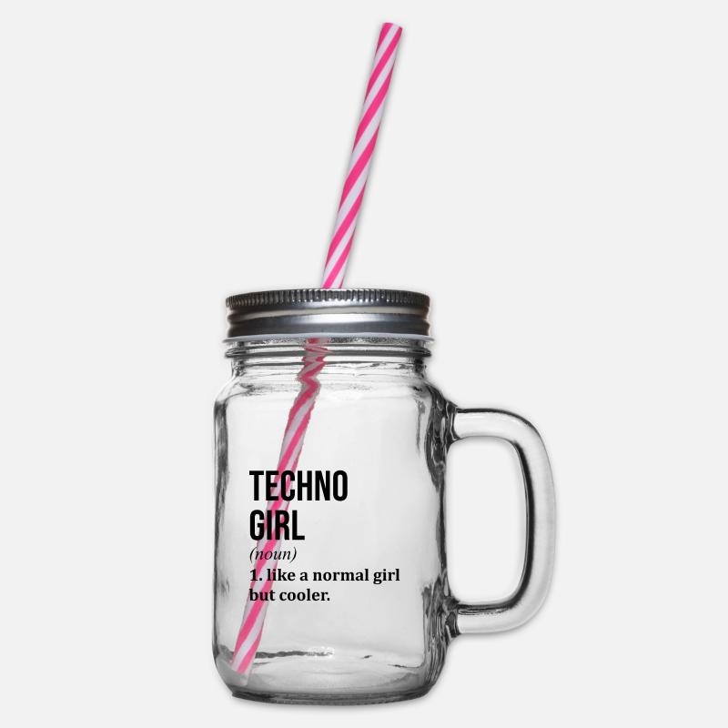 techno - Bocal à boisson - transparent
