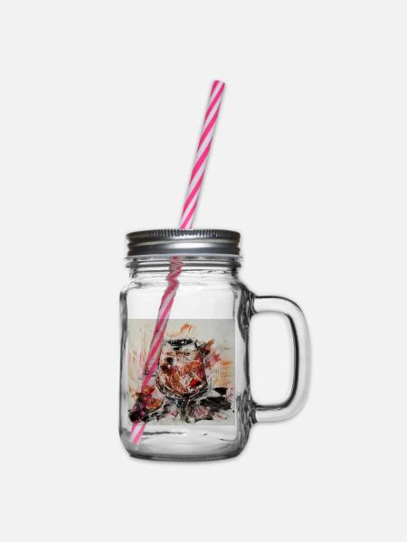 cocktail Genuss Aperitif - Henkelglas mit Schraubdeckel - Klar