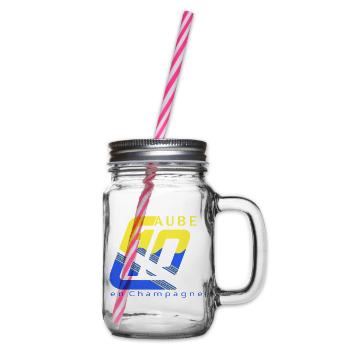 Logo 10 Aube - Bocal à boisson - transparent - Droite