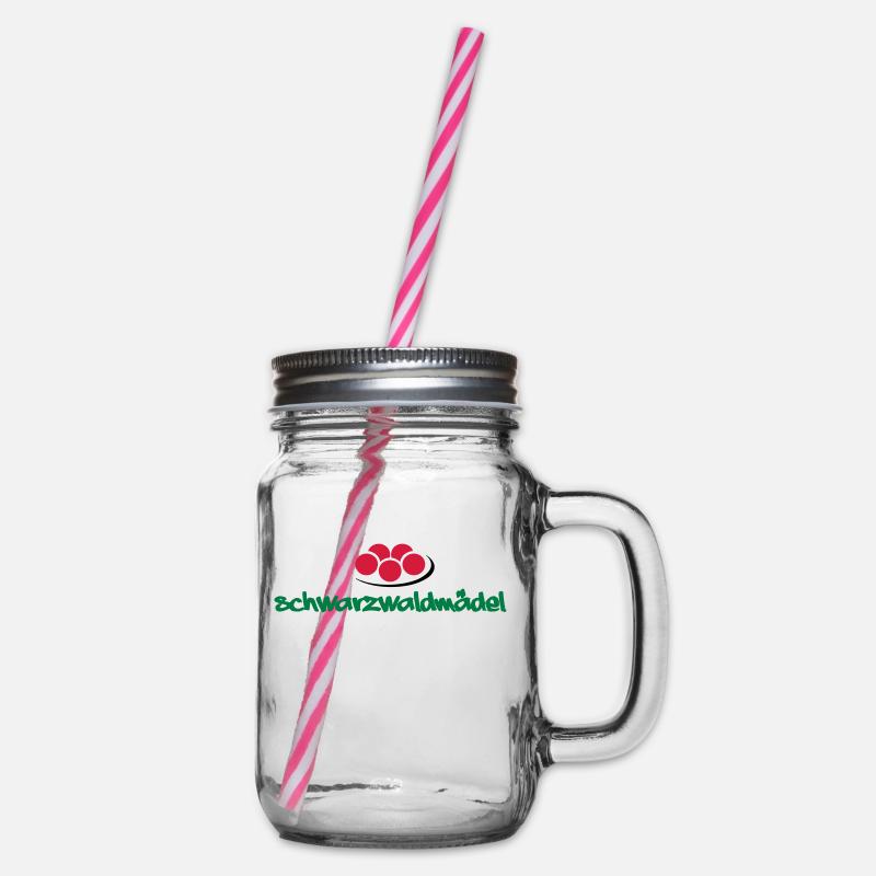 Schwarzwald-Mädel - Henkelglas mit Schraubdeckel - Klar