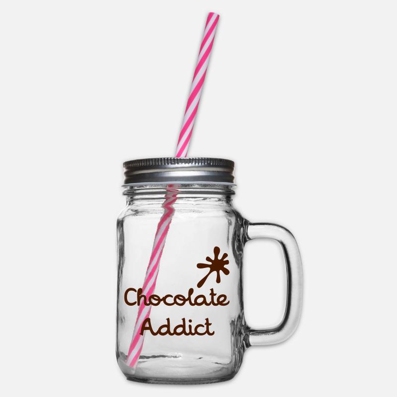 Chocolate Addict - Bocal à boisson - transparent