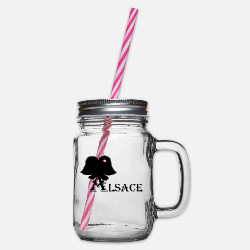 Coiffe Alsace - Bocal à boisson - transparent