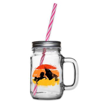 Équitation pour les chuchoteurs de chevaux, équitation pour débutants - Bocal à boisson - transparent - Droite