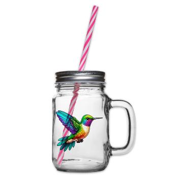 Kolibri - Henkelglas mit Schraubdeckel - Klar - Rechts