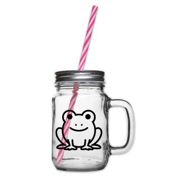 Frosch - Henkelglas mit Schraubdeckel - Klar - Rechts