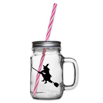 Hexe  - Henkelglas mit Schraubdeckel - Klar - Rechts