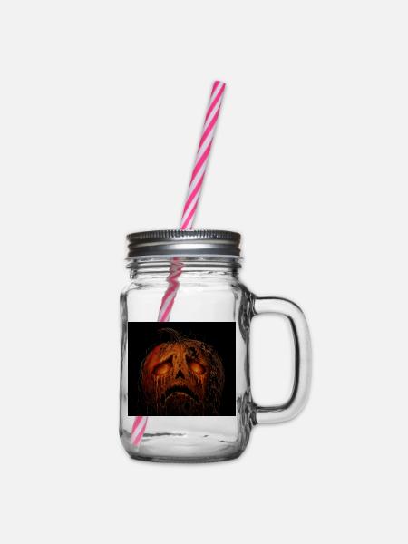 SadPumpink - Henkelglas mit Schraubdeckel - Klar