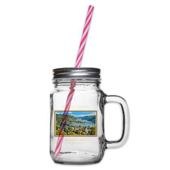 Vereinigte Staaten Harpers Ferry Vintage Marke - Henkelglas mit Schraubdeckel - Klar - Rechts