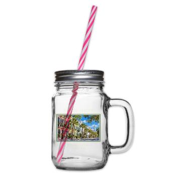 Vereinigte Staaten Charleston South Carolina - Henkelglas mit Schraubdeckel - Klar - Rechts