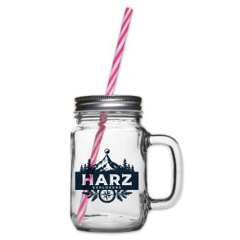 Harz Explorers Outdoor - Henkelglas mit Schraubdeckel - Klar - Rechts