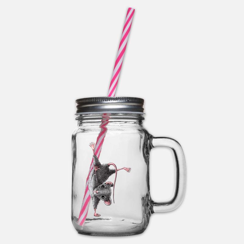 Souris - Bocal à boisson - transparent