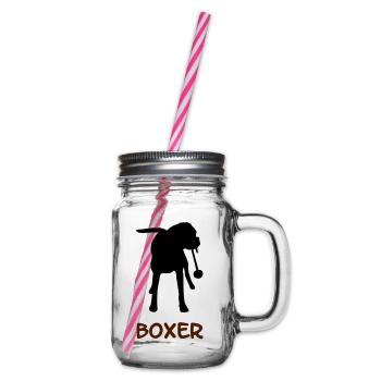 Boxer_2_cb - Henkelglas mit Schraubdeckel - Klar - Rechts