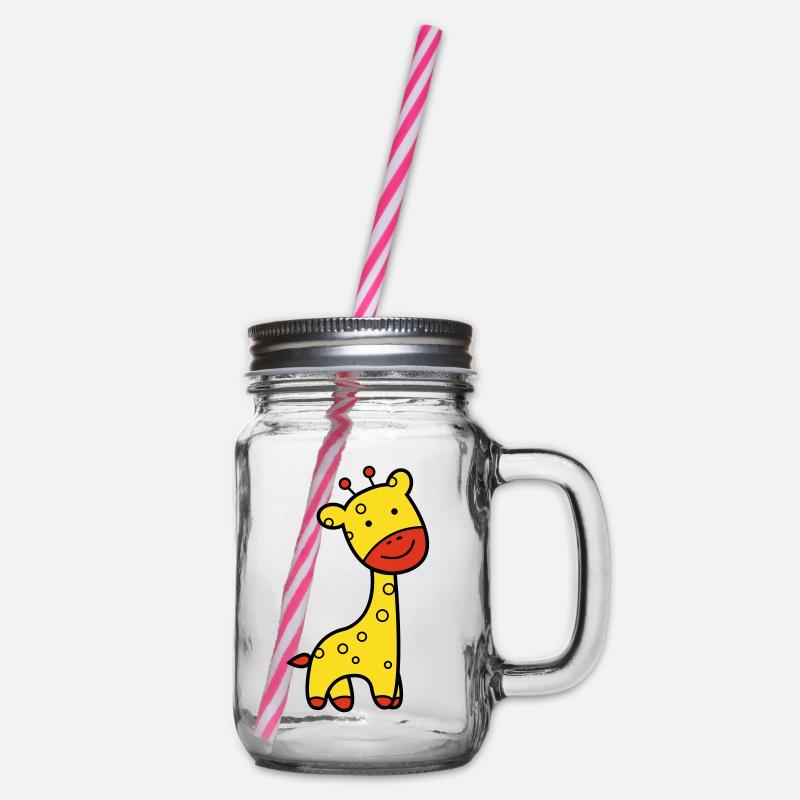 girafe - Bocal à boisson - transparent
