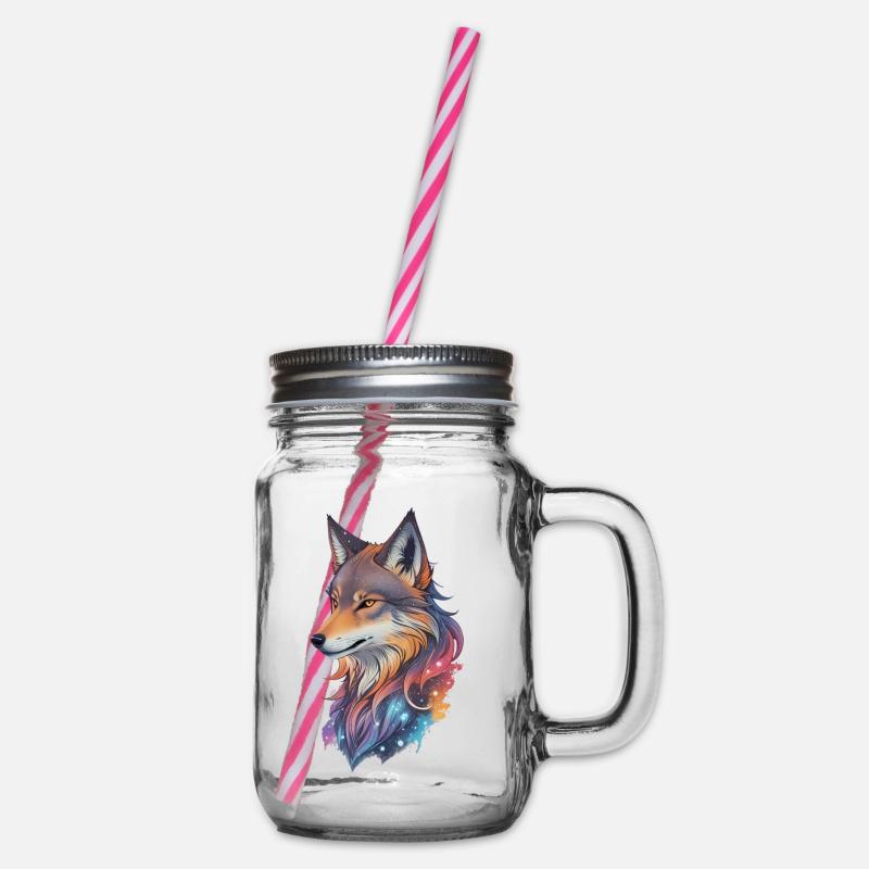 Loup - Bocal à boisson - transparent