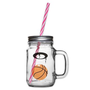 Basket-ball - Bocal à boisson - transparent - Droite