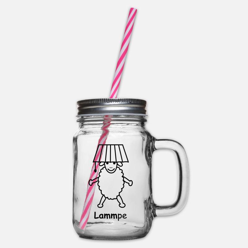 TIB_Lamm-pe - Henkelglas mit Schraubdeckel - Klar