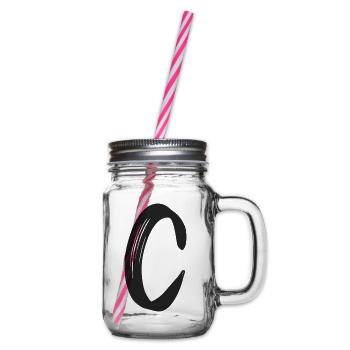 C - Henkelglas mit Schraubdeckel - Klar - Rechts