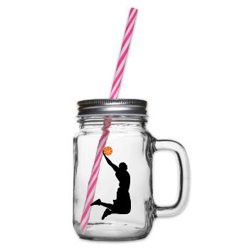 super dunk - Glass jar with handle and screw cap - clear - Right
