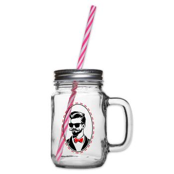Bräutigam Junggesellenabschied - Henkelglas mit Schraubdeckel - Klar - Rechts