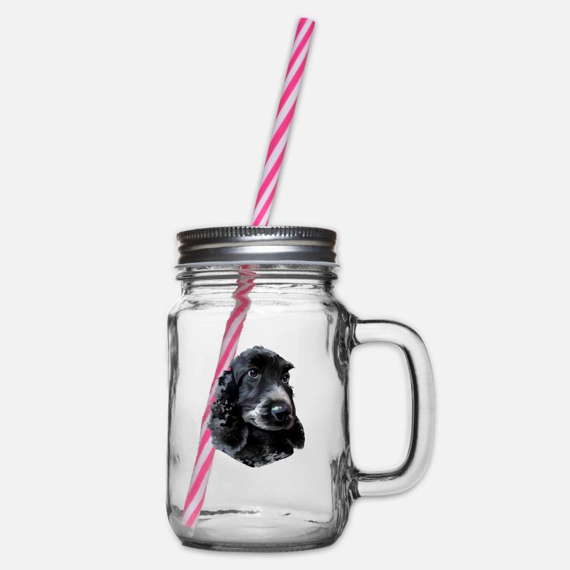 Chien Cocker Spaniel - Bocal à boisson - transparent