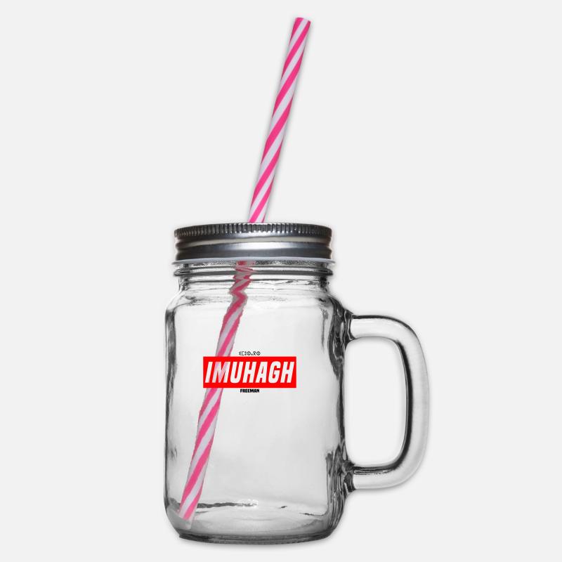 IMUHAGH - Henkelglas mit Schraubdeckel - Klar