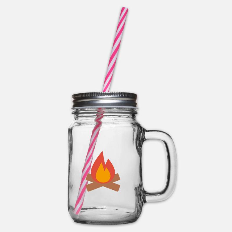 Feu de camp - Bocal à boisson - transparent