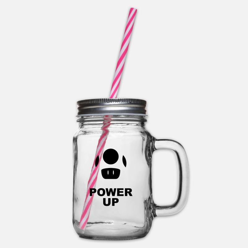 POWER UP - Bocal à boisson - transparent