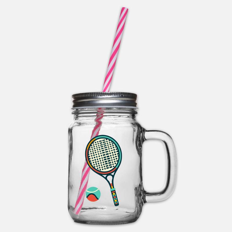 Tennis - Bocal à boisson - transparent