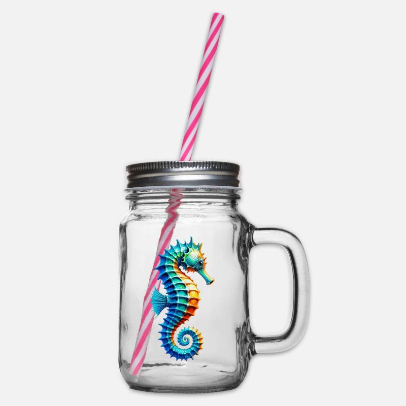 Hippocampe - Bocal à boisson - transparent
