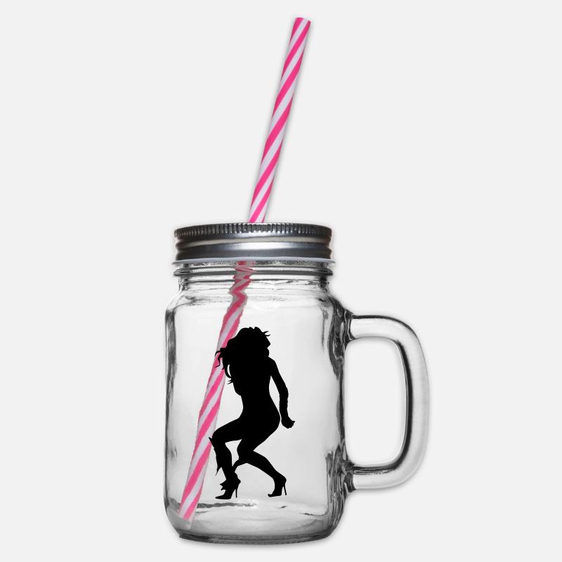 Silhouette silhouette silhouette - Bocal à boisson - transparent