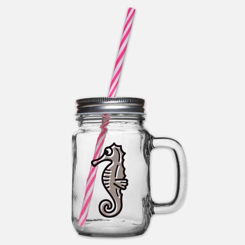 hippocampe - Bocal à boisson - transparent