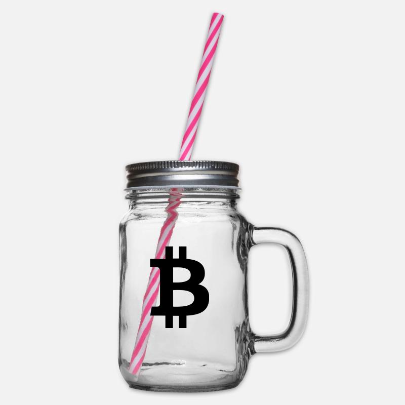 Bitcoin - Bocal à boisson - transparent