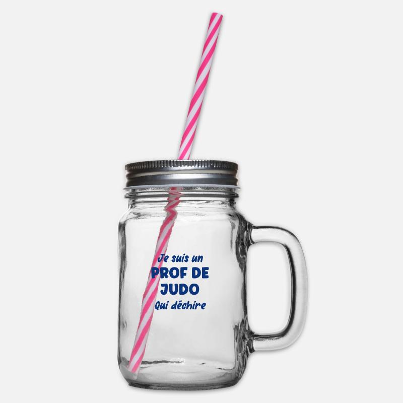Je suis un prof de judo - Bocal à boisson - transparent