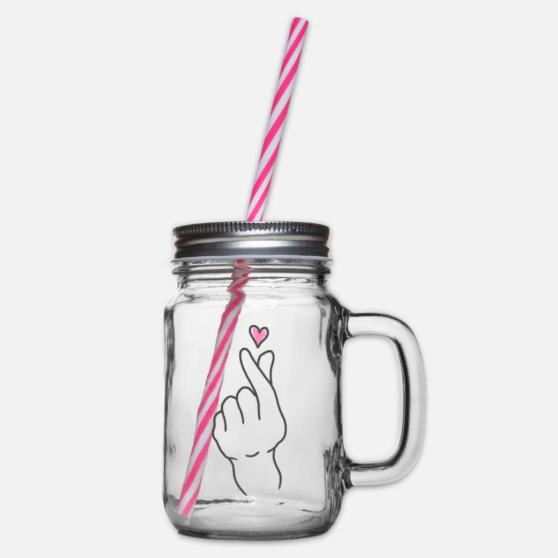 Coréen pour l’amour - Bocal à boisson - transparent
