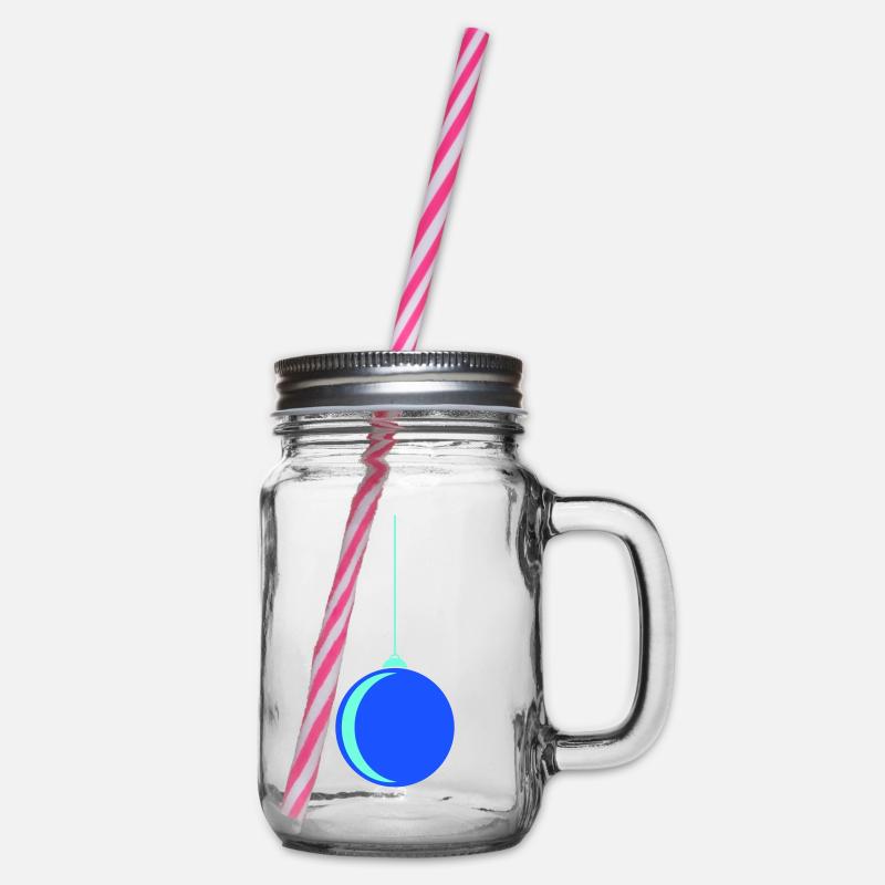 Weihnachtskugel 1 - Henkelglas mit Schraubdeckel - Klar