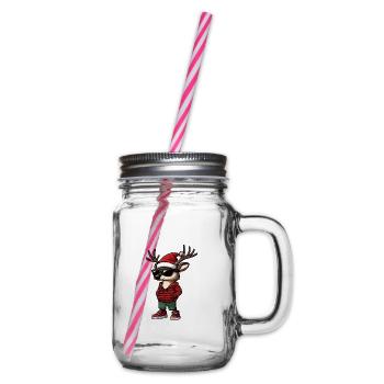 Noël du cerf Noël - Bocal à boisson - transparent - Droite