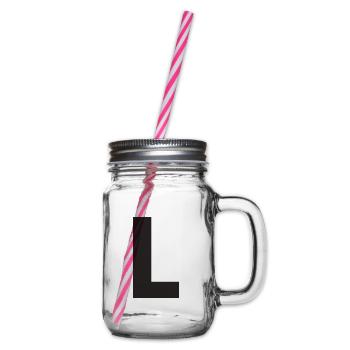 L - Henkelglas mit Schraubdeckel - Klar - Rechts