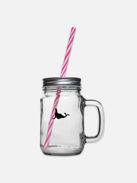 Seelöwe - Henkelglas mit Schraubdeckel - Klar