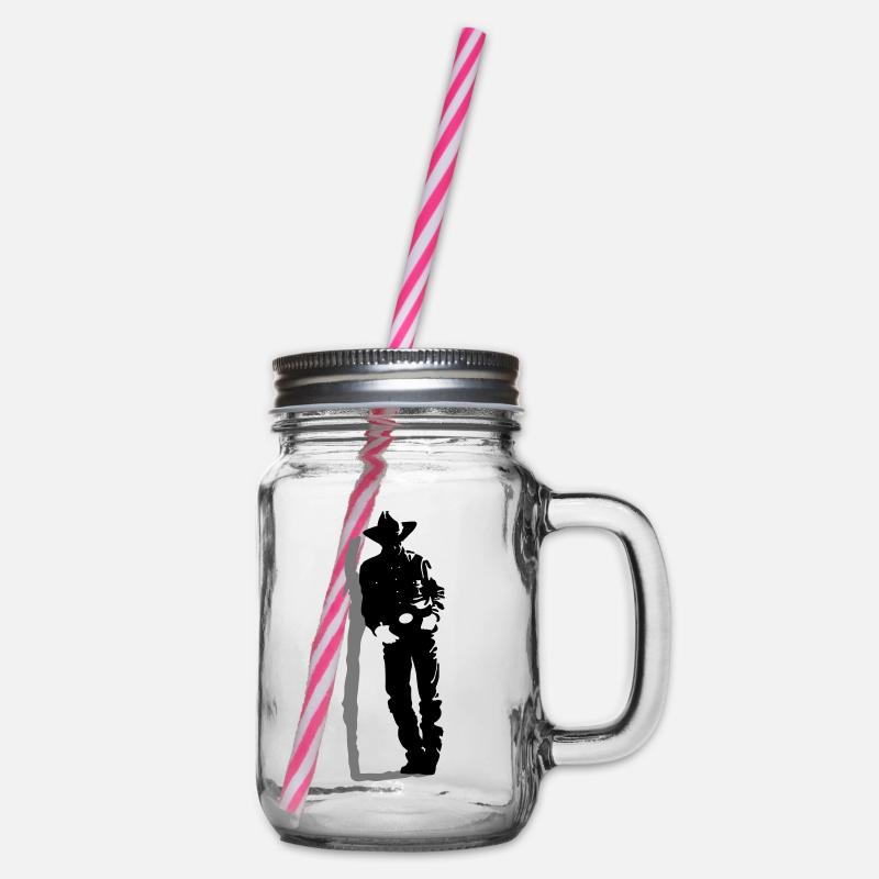 Cowboy - Bocal à boisson - transparent