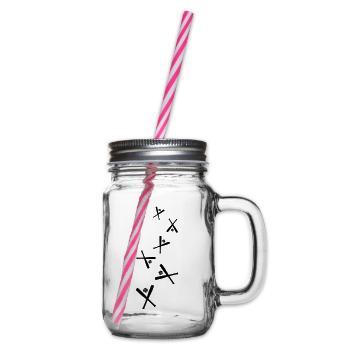 Icône du baseball - Bocal à boisson - transparent - Droite