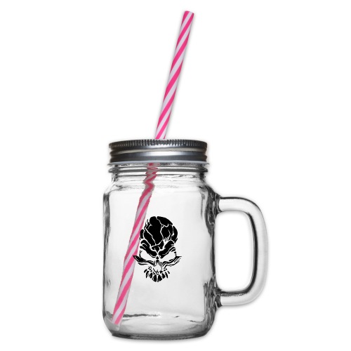 F noize fronte png - Glass jar with handle and screw cap