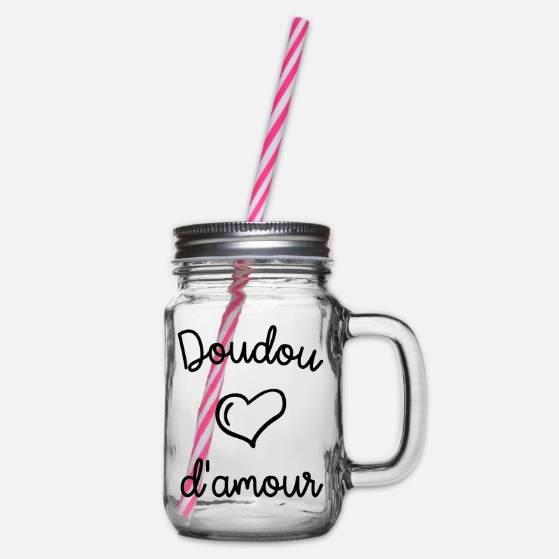 doudou d amour - Bocal à boisson - transparent