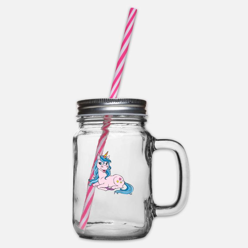 Licorne - Bocal à boisson - transparent