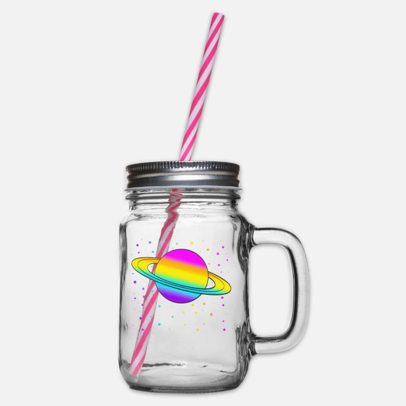 Saturne - Bocal à boisson - transparent