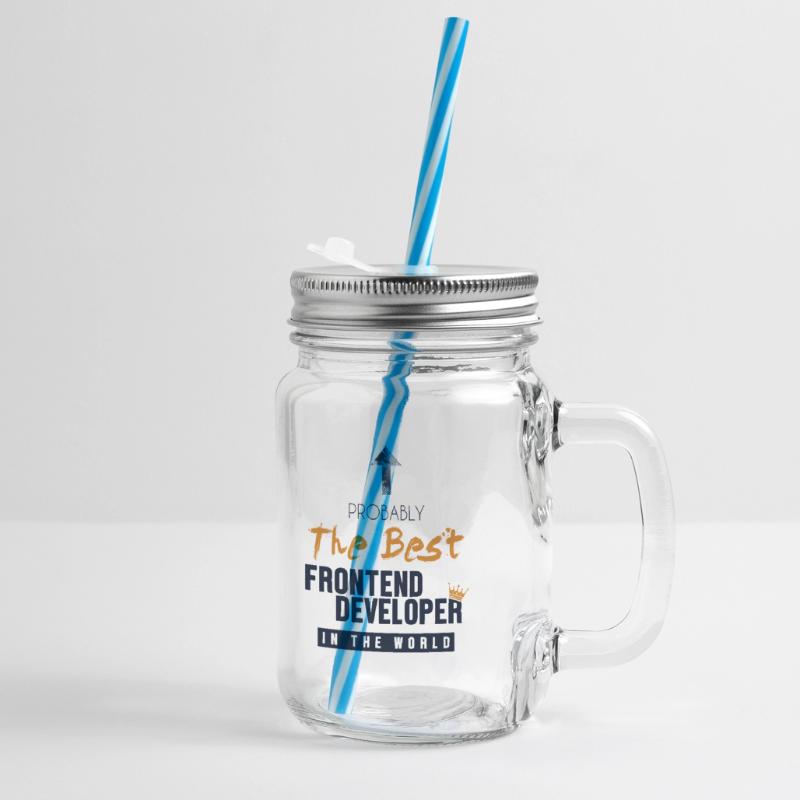 Best Frontend Developer World Developer Coder Bocal à boisson