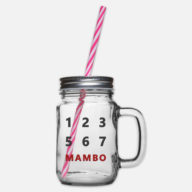 Mambo Count - Henkelglas mit Schraubdeckel - Klar