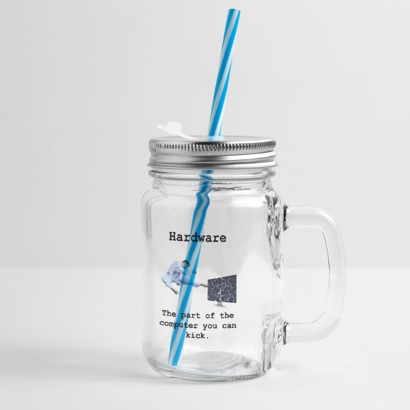 Programming Programmierer Informatik Hardware Henkelglas mit Schraubdeckel