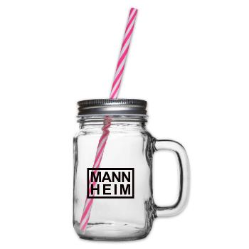 Mannheim - Henkelglas mit Schraubdeckel - Klar - Rechts