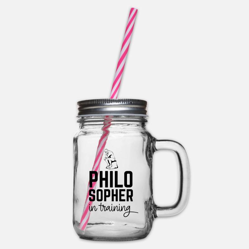 Philosophe dans la formation - Bocal à boisson - transparent