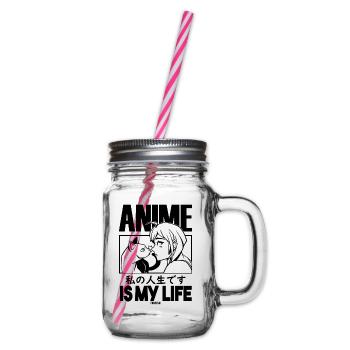 Animaux de compagnie Manga Anime - Bocal à boisson - transparent - Droite